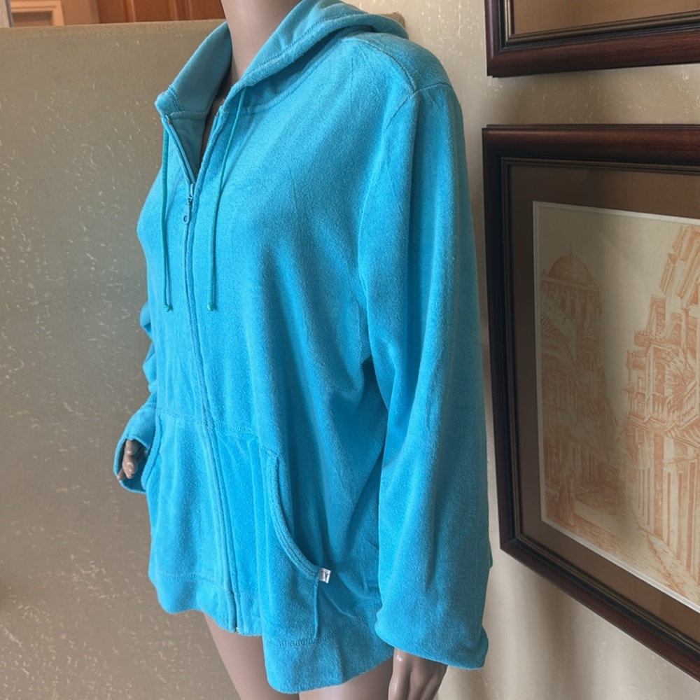 Venezia Sport Vintage Terry Cloth Beach Hoodie sz 18 20 2X